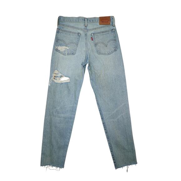 Levi’s x Rolling Stone Limited Edition Distressed 501 Jeans  Button Fly Size 25 - Picture 5 of 6